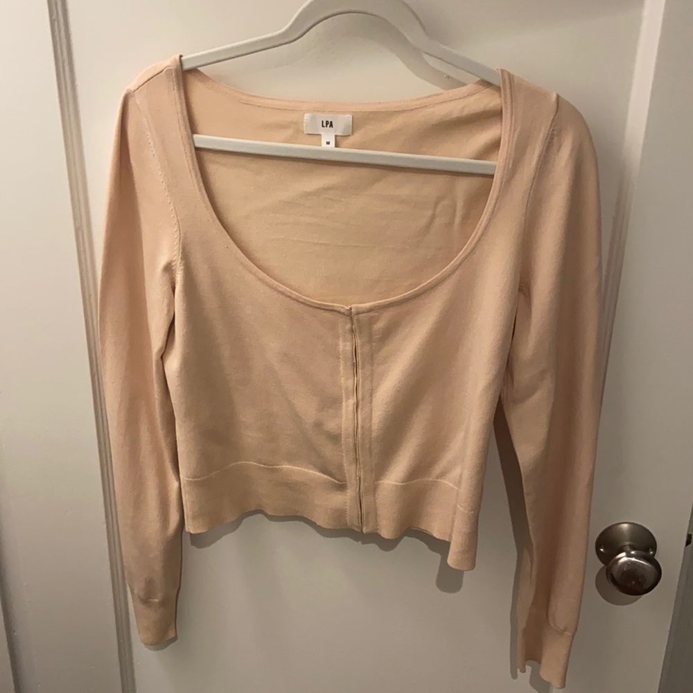 LPA long sleeve crop top